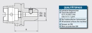 HSK63 Weldon Line Drawing